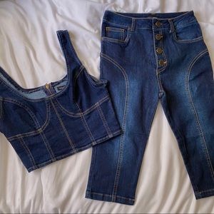 jean matching set 👖